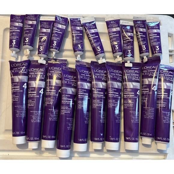 L'Oréal Other - 20 - L'Oreal Cool Supreme Excellence Purple Anti-brass Conditioner  & Shampoo